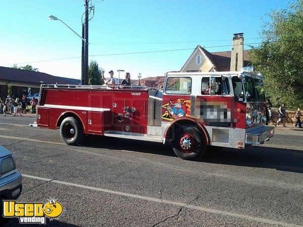 Fire Engine Catering Truck Business
