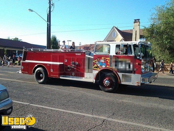 Fire Engine Catering Truck Business