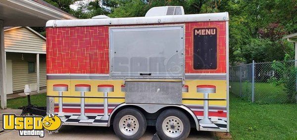 7' x 12' Soft Serve Ice Cream Concession Trailer / Used Street Food Trailer