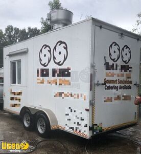 2019 Cargo Craft 7' x 16' Kitchen Food Trailer with Pro-Fire