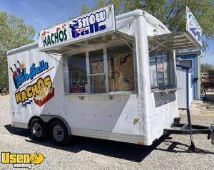 2000 Wells Cargo 8' x 16' Shaved Ice Concession Trailer / Snowball Vending Unit