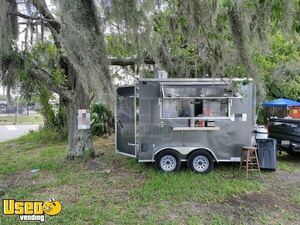 Lightly Used 2021 Diamond Cargo 7' x 10' Mobile Kitchen Food Trailer