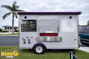 Compact 2022 14.5' Food Kitchen Concession Trailer w/ Pro Fire System