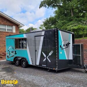 Slightly Used 2022 - 8.5' x 16' Spartan Kitchen Food Concession Trailer