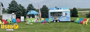Turnkey - 2019 7' x 14' Shaved Ice Trailer Snowball Concession Unit