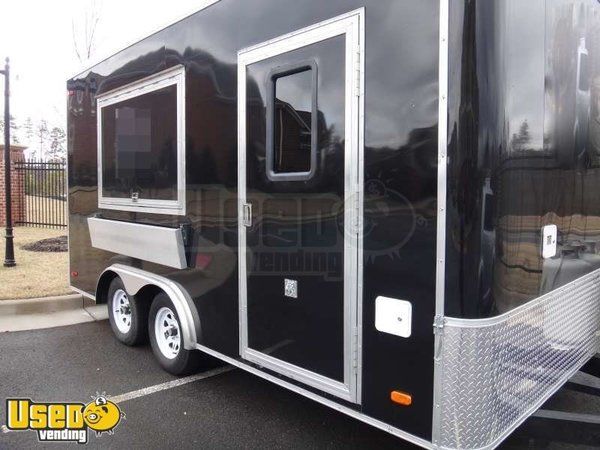 2013 - 8.6 x 16 Mobile Kitchen Concession Trailer Loaded- No Commissary Needed