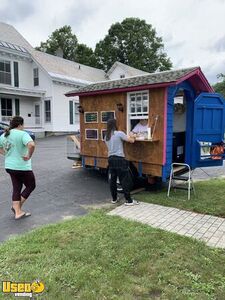 Lightly Used 2020 - 4.5' x 8' Registered Cottage Style Street Food Cart Concession Trailer