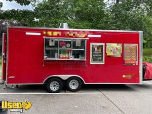 8.5' x 20' Freedom Food Vending Trailer with Ansul Fire Suppression