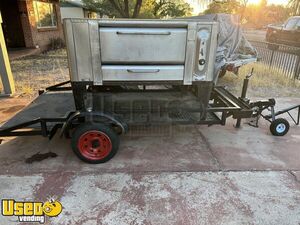 2020 6' x 11.5'  Commercial Grade Stone Deck Pizza Oven Trailer