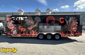 Like New - 2024 8' x 28' Kitchen Food Trailer | Food Concession Trailer