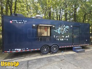 2021 8' x 28' Kitchen Food Trailer with Fire Suppression System | Concession Trailer