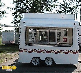 1992 - 14' x 7' x 10' Fibercore Concession Trailer