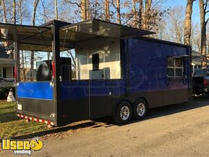 Turnkey 2019 Freedom 8.5' x 24' Barbecue Food Trailer with 8' Porch
