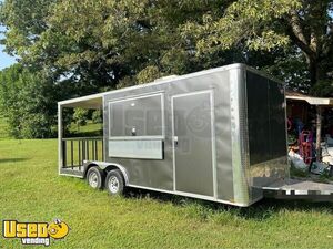 NEW - 20' Concession Trailer with Porch | Mobile Street Vending Unit