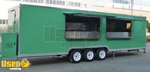 2023 8' x 27' Kitchen Food Concession Trailer with Pro-Fire System