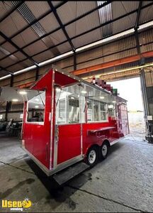 2025 8' x 20' Kitchen Food Concession Trailer with Pro Fire System