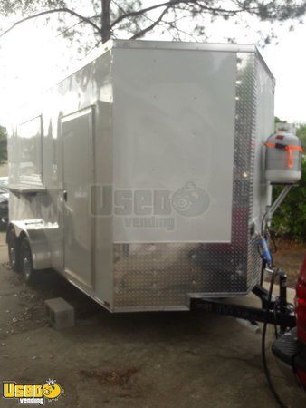 NEW 7' x 14' 2019 Quality Cargo Food Concession Trailer