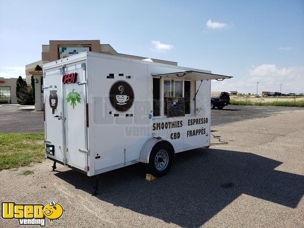 2019 6' x 12' Espresso/Coffee/Smoothie Concession Trailer