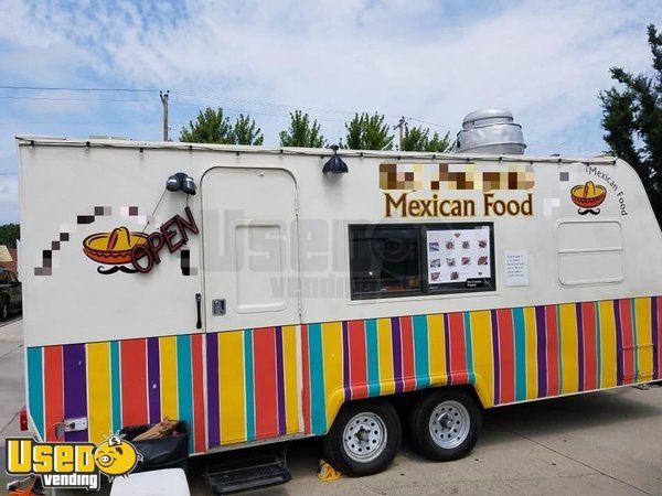 Used Thor Multi-Functional Food Concession Trailer Working Condition