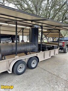 2007 - 20' Barbecue Concession Trailer | Mobile Barbecue Vending Unit