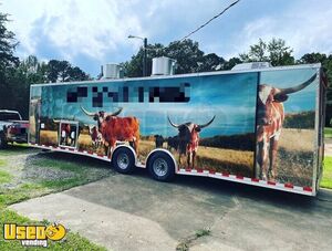 2021 Cargo Craft 8' x 32' Lightly Used Commercial Kitchen Concession Trailer