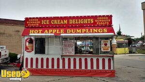 Turnkey - 8' x 20'  Soft Serve Ice Cream and Dessert Trailer | Carnival Style Concession Trailer