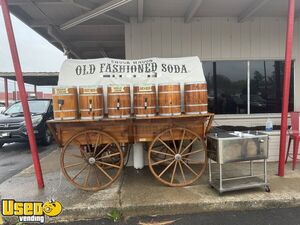 Charming - 2024 Chuck Wagon Beverage Trailer Old Fashioned Soda Setup
