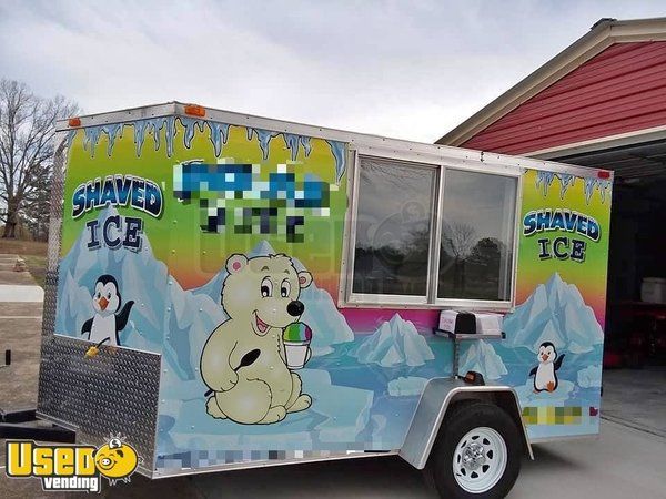 2016 - 6' x 12' Shaved Ice Concession Trailer