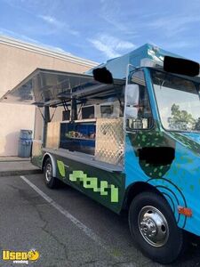 Ready to Serve Used GMC Step Van Kitchen Food Truck with Pro-Fire