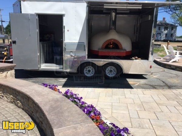 2016 - 8.5' x 16' Pizza Concession Trailer Sale