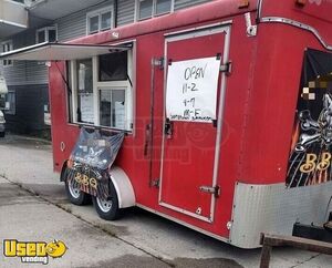 15' x 7 ' Ready to Roll 'Street Food Concession Trailer / Used Mobile Vending Unit