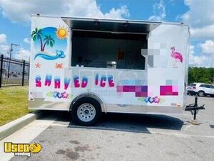 Compact and Inspected - 2021 Shaved Ice Concession Trailer | Mobile Snowball Unit