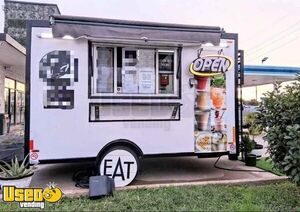 2024 Food Kitchen Concession Trailer Mobile Vending Unit w/ Pro Fire System