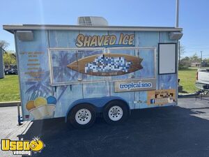 Well Equipped - 2019 14' SnoPro Shaved Ice Trailer Snowball Concession Unit