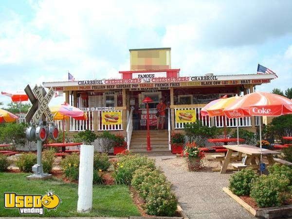 1952 Train Caboose Food Concession Stand / Food Trailer