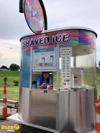 Used Shaved Ice Concession Trailer / Snowball Concession Stand with Clean Interior