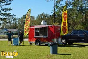 Health Department Approved 2016 Freedom 7' x 16' Food Concession Trailer
