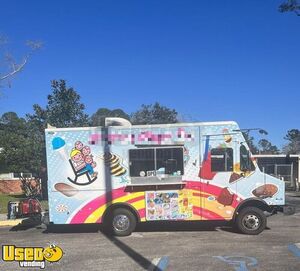 CUTE Diesel Chevy P30 Ice Cream and Shaved Ice Vending Truck / Mobile Snowball Unit