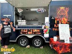 2019 8.5' x 12' Barbecue Food Trailer | Food Concession Trailer