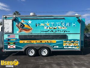 2020 8' x 16' Kitchen Food Concession Trailer with Pro Fire System