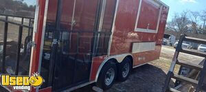 2019 8' x 20' Kitchen Food Concession Trailer with Porch + Pro Fire System