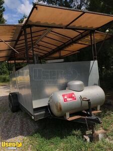 Heavy-Duty 2000 - 7' x 18' Outdoor Mobile Kitchen Food Concession Trailer