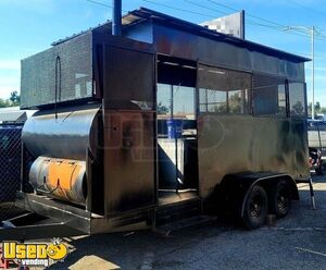 Fully Operational - Barbecue Concession Trailer with Screened Surrounds