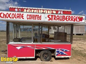CHECK IT OUT. Vintage 1971 Schantz & Sons 8' x 12' Carnival Concession Trailer w/ Lighted Marquee