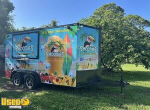 2023 7' x 14' Smoothie Trailer | Beverage  Concession Trailer