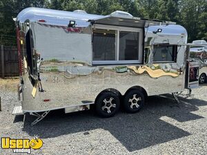 NEW - 2025 7' x 18' Kitchen Food Concession Trailer Mobile Vending Unit w/ Pro Fire SYSTEM