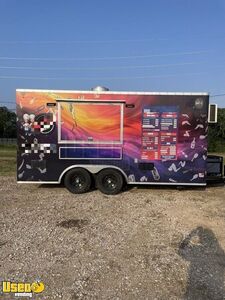 Like New - 2023 8.5' x 16' Kitchen Food Trailer with Fire Suppression System