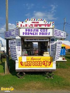 Classic 7' x 12'  Carnival Food Concession Trailer | Mobile Food Unit