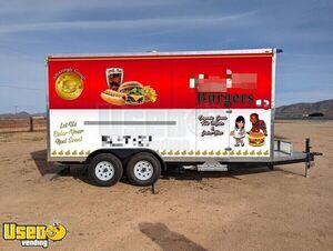 NEW - 2023 8' x 16' Kitchen Food Concession Trailer with Pro-Fire Suppression