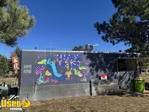 2023 8' x 24' Barbecue Food Concession Trailer with Fire Suppression & Porch